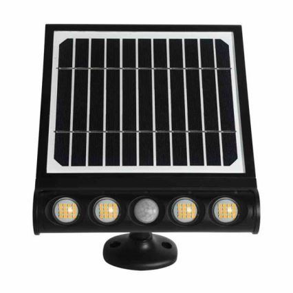 LED Соларен аплик със сензор LED/8W/3,7V 4000 mAh 4000K IP65