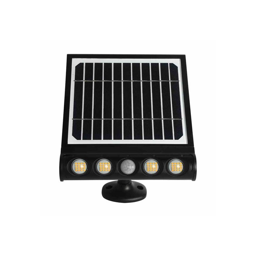 LED Соларен аплик със сензор LED/8W/3,7V 4000 mAh 4000K IP65