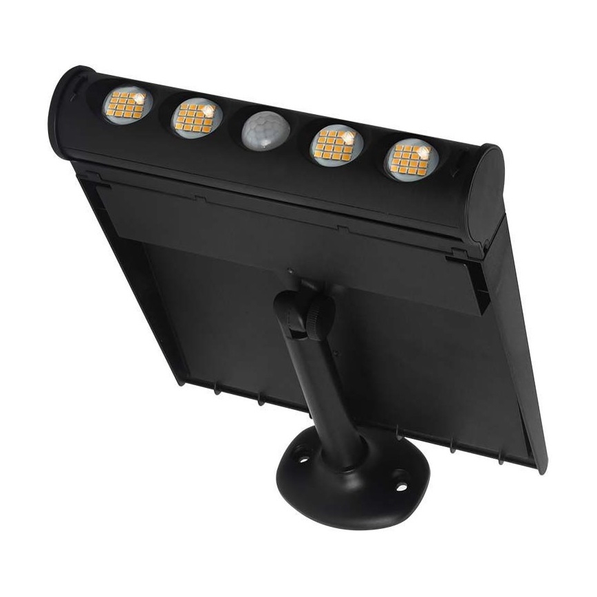 LED Соларен аплик със сензор LED/8W/3,7V IP65 3000K