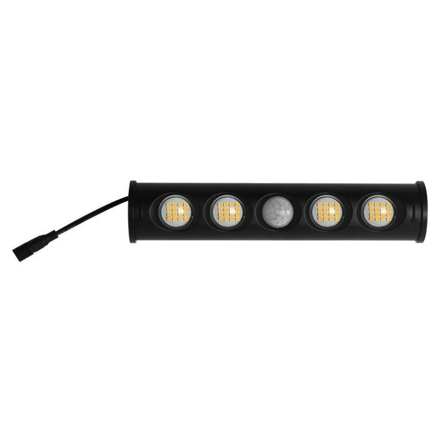LED Соларен аплик със сензор LED/8W/3,7V IP65 3000K
