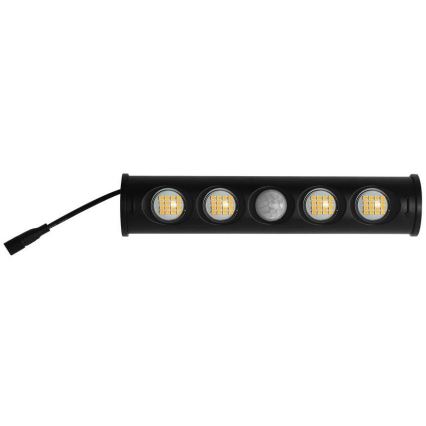 LED Соларен аплик със сензор LED/8W/3,7V IP65 4000K