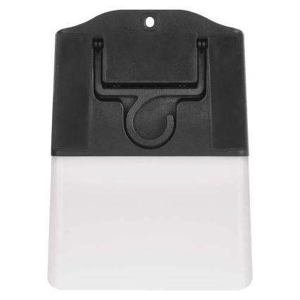LED Соларен аплик със сензор LUMI LED/3,7W IP65 черен