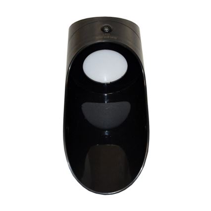 LED Соларен аплик със сензор PALESA LED/1W/3,7V IP65 1800 mAh черен