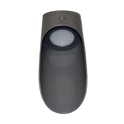 LED Соларен аплик със сензор PALESA LED/1W/3,7V IP65 1800 mAh сив