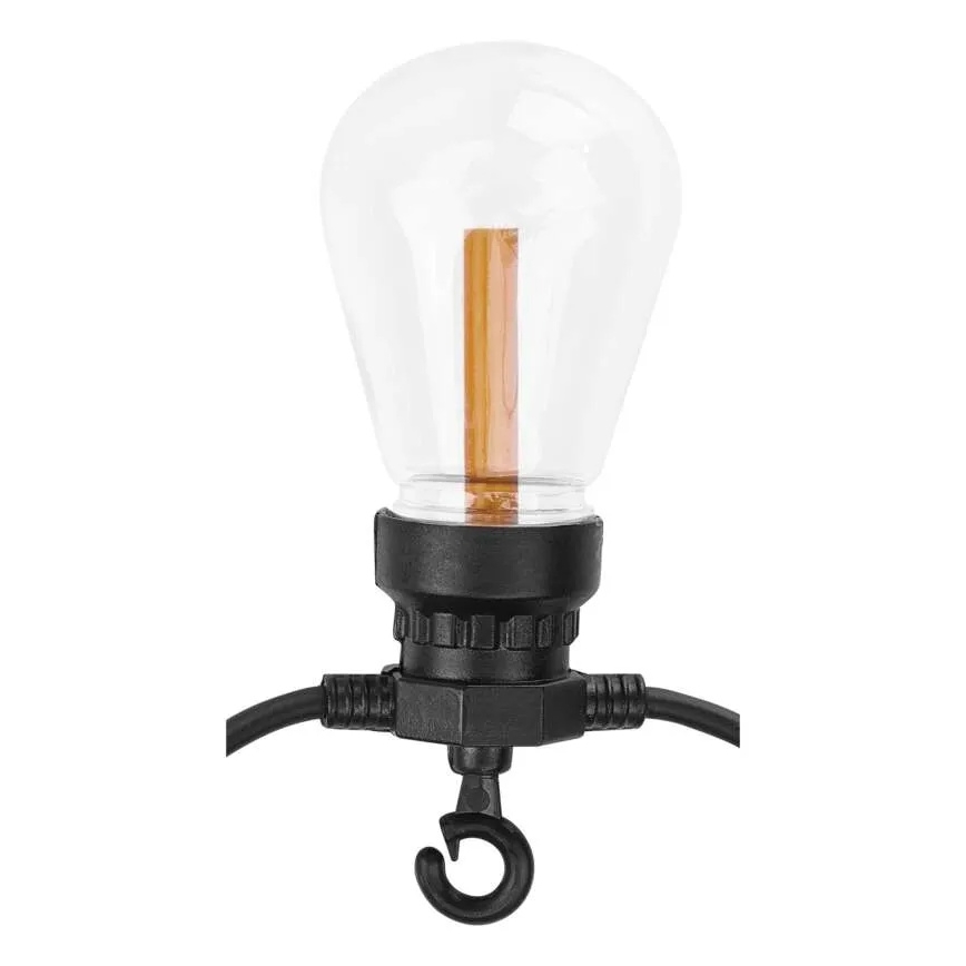 LED соларен декоративен гирлянд 10xLED/0,6W/1,2V 4,5m IP44 800 mAh