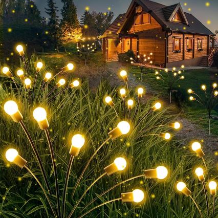 LED Соларен декоративна лампа 10xLED/1,2V 3000K 73 см 600 mAh IP44