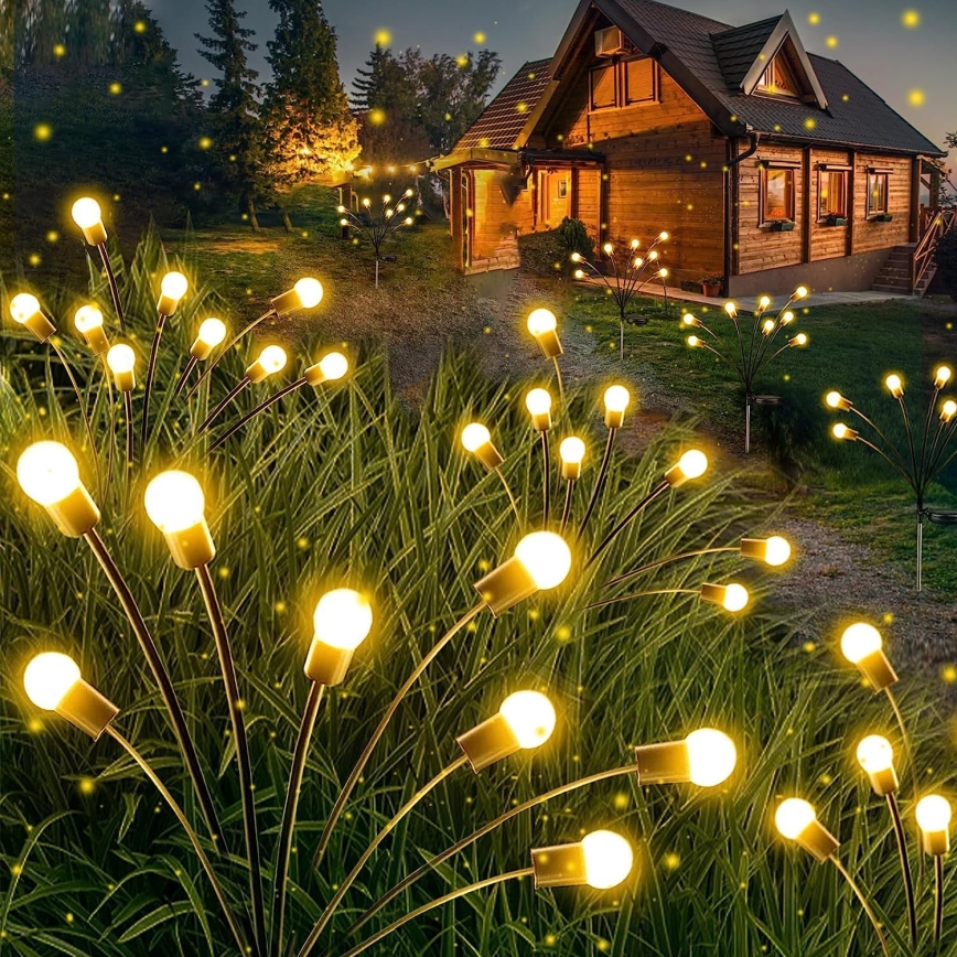 LED Соларен декоративна лампа 10xLED/1,2V 3000K 73 см 600 mAh IP44