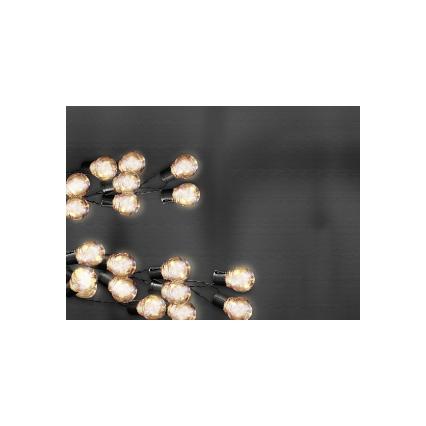 LED Соларен декоративни лампички LED/1,2V 300 mAh 3,8 m IP44
