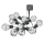 LED Соларен екстериорен верига 10xLED/1,2V 300 mAh 3,8 m IP44