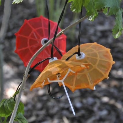 LED соларен гирлянд 10xLED/1,2V 300 mAh 3,8 m IP44 чадъри