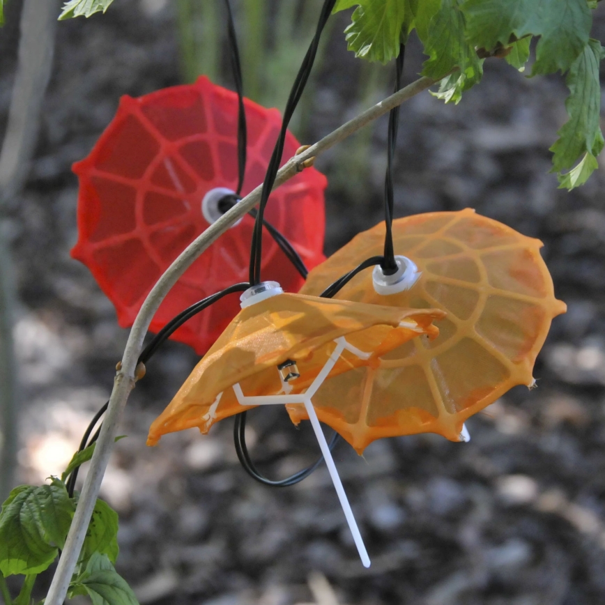 LED соларен гирлянд 10xLED/1,2V 300 mAh 3,8 m IP44 чадъри