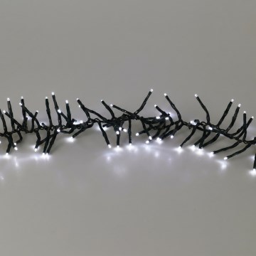 LED соларен гирлянд 768xLED/3,7V/13 функции 1200 mAh 8,6 m IP44 студено бяло + дистанционно управление