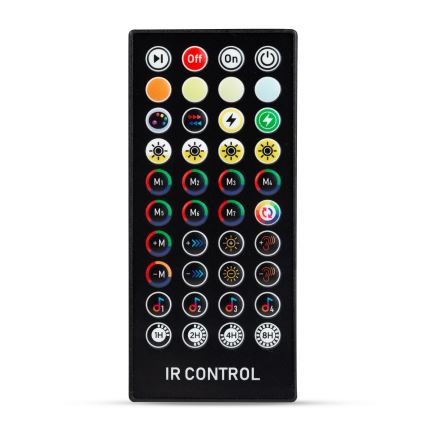 LED димируема соларна верига 15xLED/1,5W/3,7/5V 2700-10000K 2200 mAh 9 m IP65 черна + дистанционно управление