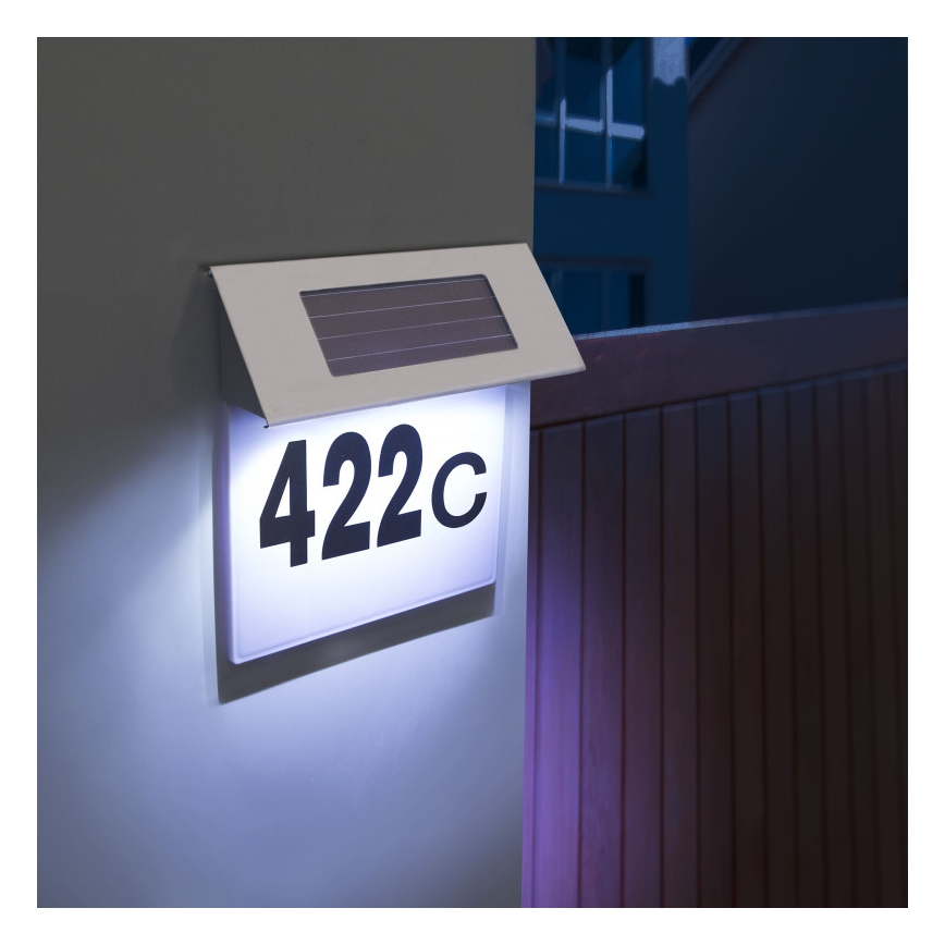 LED Соларен номер за адрес LED/1,2V IP44