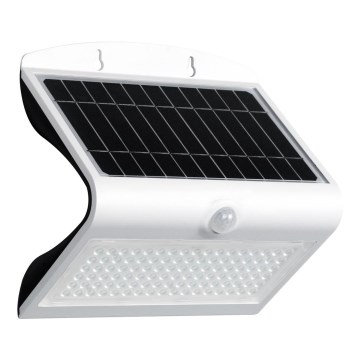 LED соларен осветител с датчик за движение и здрач LED/6,8W/4000 mAh 3,7V IP65