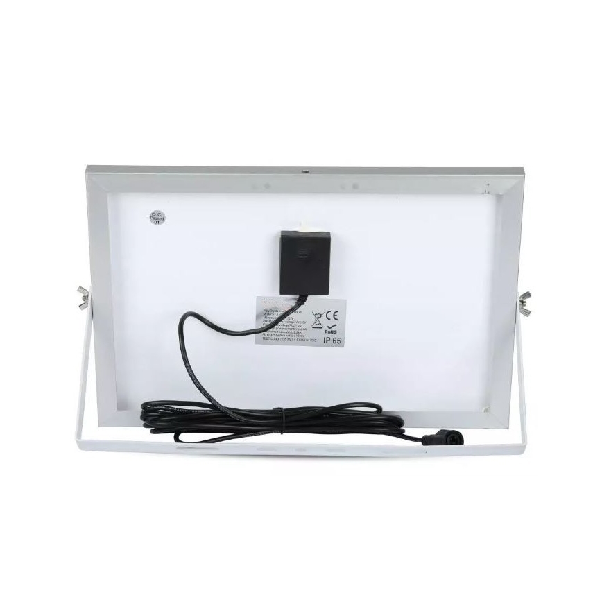 LED регулируем соларен прожектор LED/12W/3,2V 6000K IP65 5000 mAh + дистанционно управление