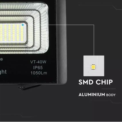 LED регулируема соларна прожектор LED/16W/3,2V 4000K IP65 10000 mAh + дистанционно управление