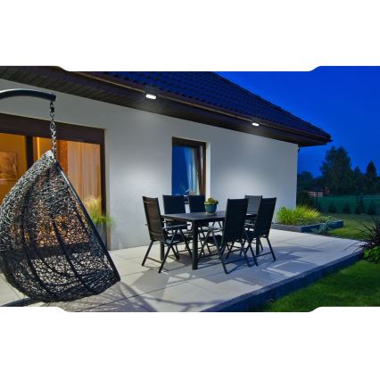 LED соларен прожектор с датчик за движение и здрач NOCTIS LED/2W/1800 mAh 3,7V 6000K IP65