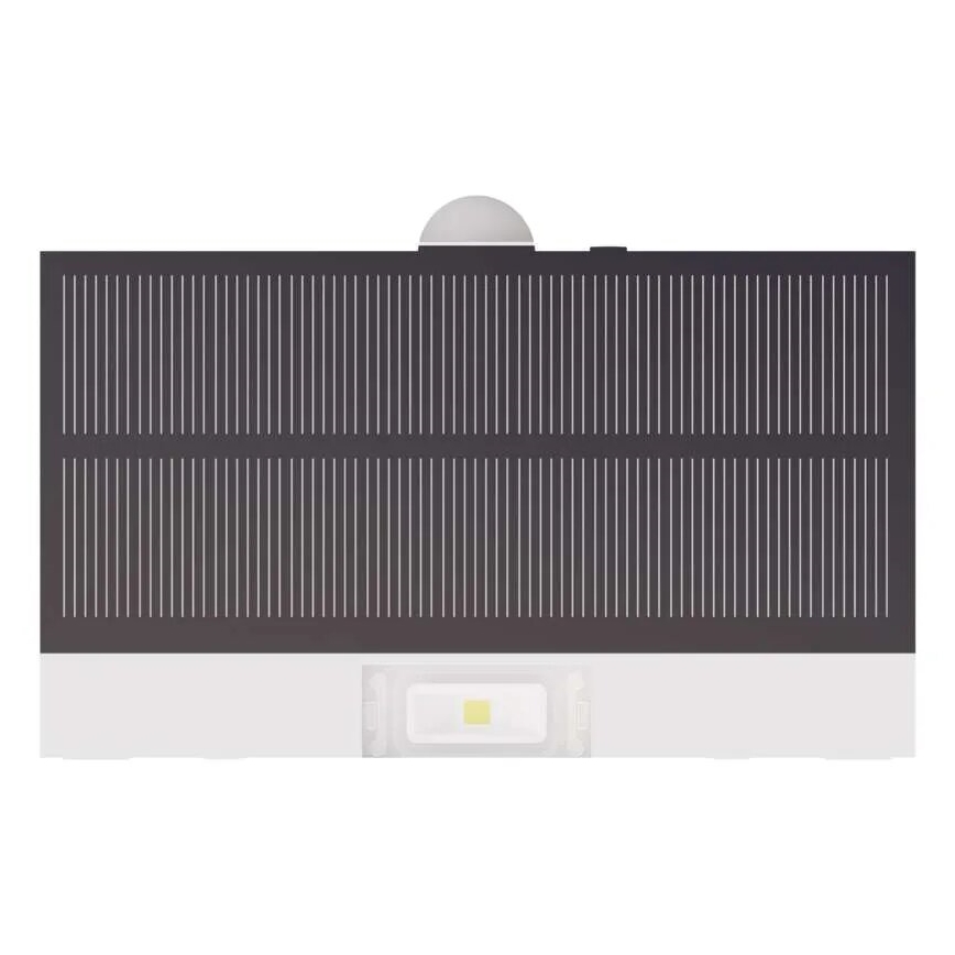 LED соларен прожектор с датчик за движение LED/3,7V 1200mAh 4000K IP65 бял