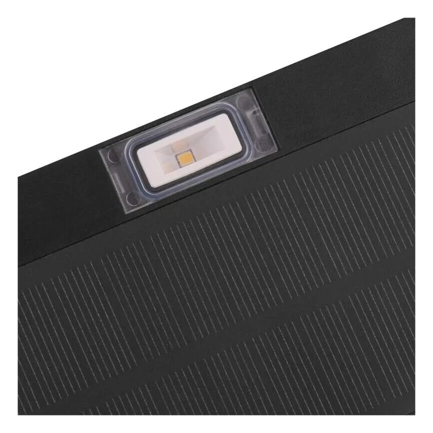 LED соларен прожектор с датчик за движение LED/3,7V 1200mAh 4000K IP65 черен