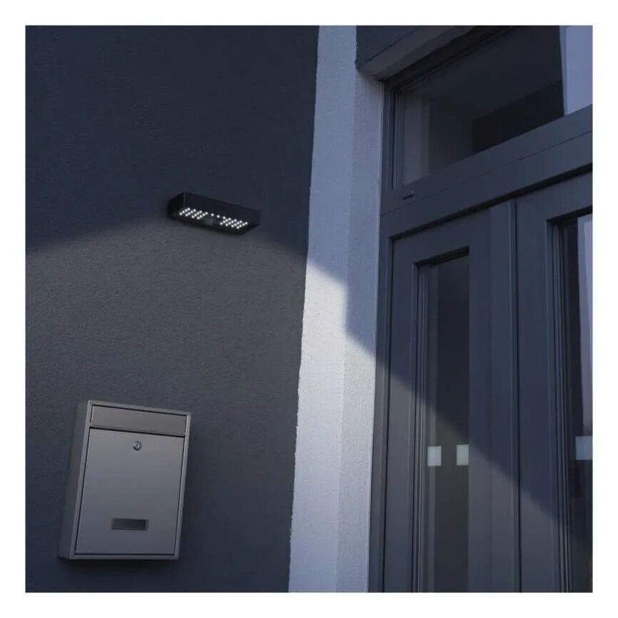 LED соларен прожектор с датчик за движение LED/3,7V 3000mAh 4000K IP65 черен