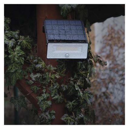 LED соларен прожектор с датчик за движение LED/3,7V 3600mAh 4000K IP54