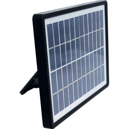 LED соларен прожектор с сензор TOMI LED/10W/7,4V 1800 mAh IP44 черен