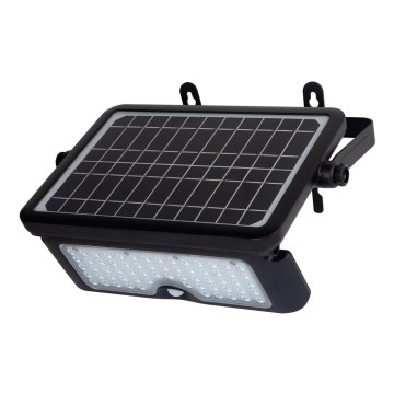 LED соларен прожектор с датчик за движение и здрач EPAD LED/10W/3000 mAh 7,4V 4000K IP65