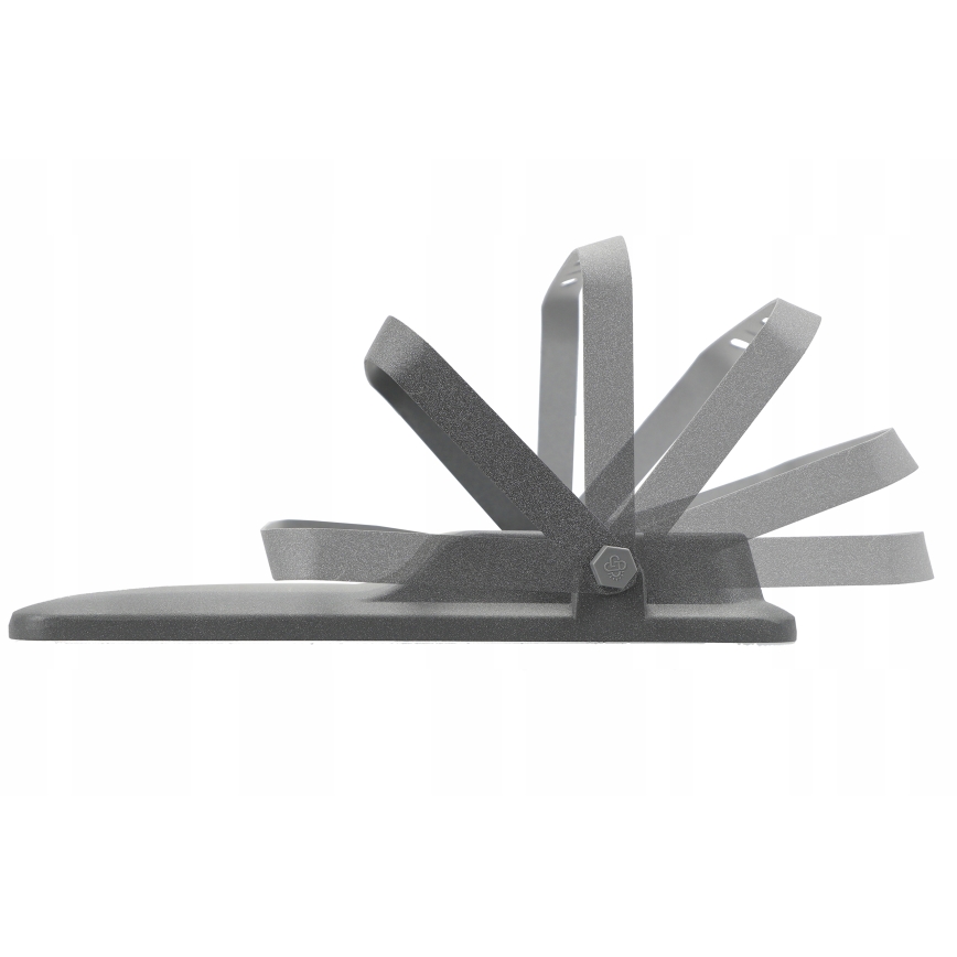 LED димируем соларен прожектор LED/100W/3,2V 5000K 10500 mAh IP65 черен + дистанционно управление