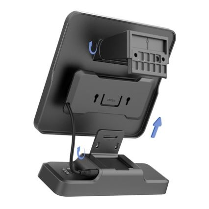 LED соларен прожектор със сензор LED/8W/3,7V 2000 mAh IP54 черен