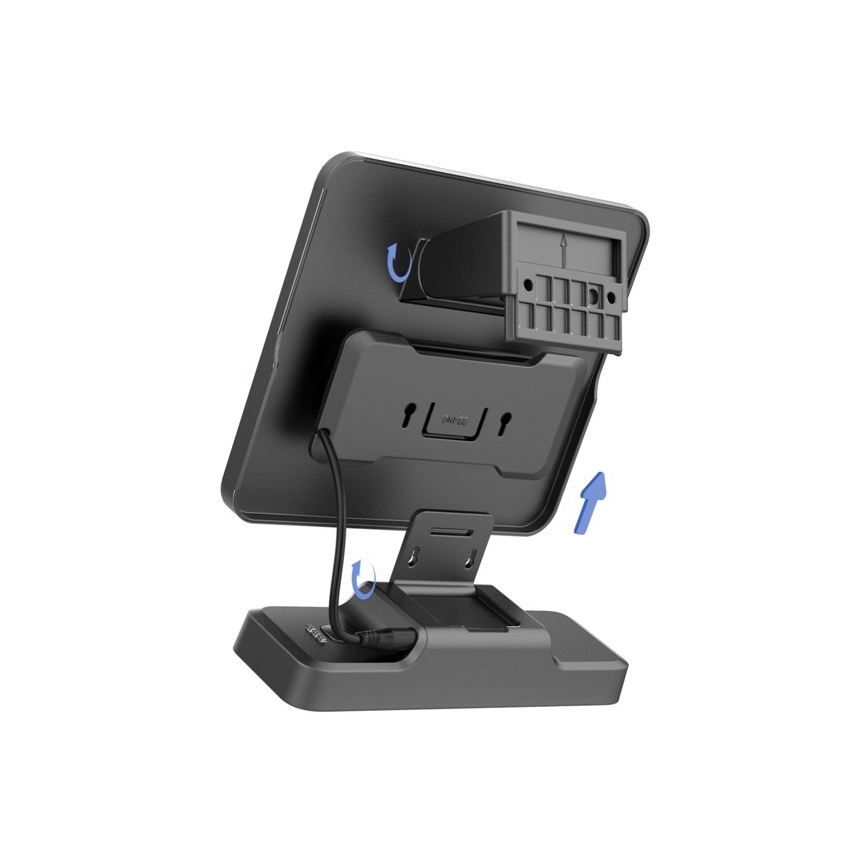 LED соларен прожектор със сензор LED/8W/3,7V 2000 mAh IP54 черен