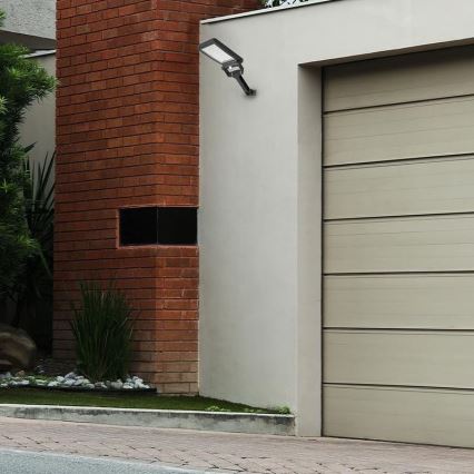 LED соларен прожектор със сензор LED/5W/3,7V 4000K 1500 mAh IP54 черен