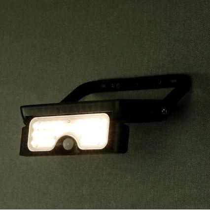 LED соларен прожектор със сензор LED/5W/3,7V IP65 4000K 3000 mAh