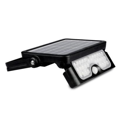 LED соларен прожектор със сензор LED/5W/3,7V IP65 4000K 3000 mAh