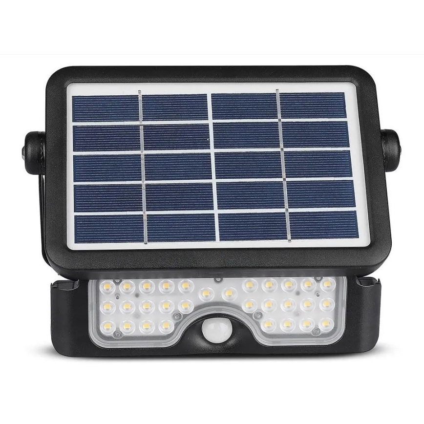 LED соларен прожектор със сензор LED/5W/3,7V IP65 4000K 3000 mAh