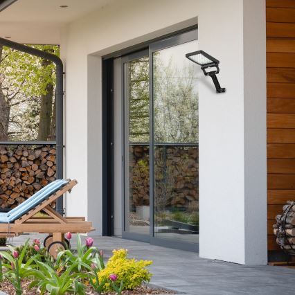 LED соларен прожектор със сензор ADIK LED/1,2W/3,7V 1200 mAh 6500K IP44