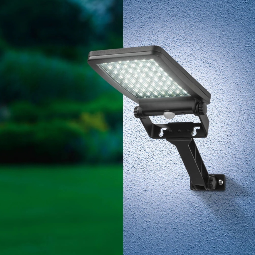 LED соларен прожектор със сензор ADIK LED/1,2W/3,7V 1200 mAh 6500K IP44
