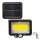 LED Соларен прожектор със сензор DUO LED/1W/3,7V 1200 mAh IP44