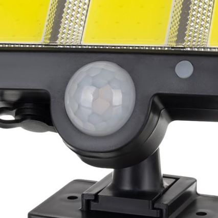 LED Соларен прожектор със сензор INTEGRA LED/3W/3,7V 1200 mAh IP44 + дистанционно управление