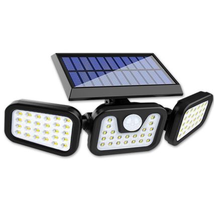 LED Гъвкав соларен прожектор със сензор LED/15W/3,7V 2400 mAh IP54 4500K
