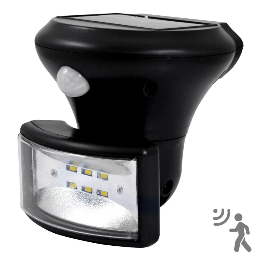 LED Соларен прожектор със сензор LED/5W/3,7V 2000 mAh IP44