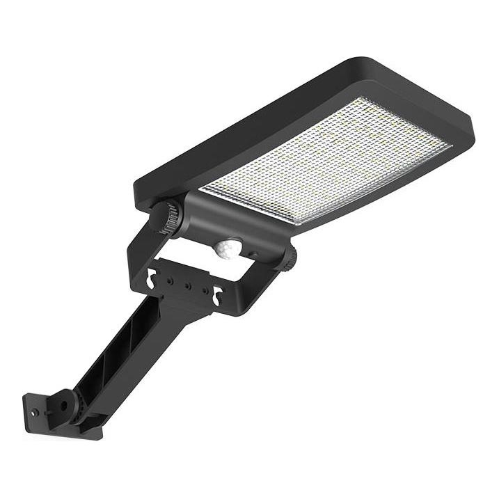 LED Соларен прожектор със сензор LED/5W/3,7V 4000K 1500 mAh IP54 черен