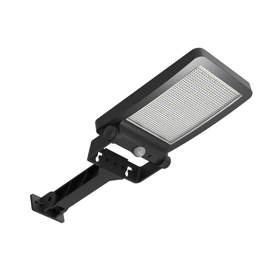 LED Соларен прожектор със сензор LED/5W/3,7V 4000K 1500 mAh IP54 черен