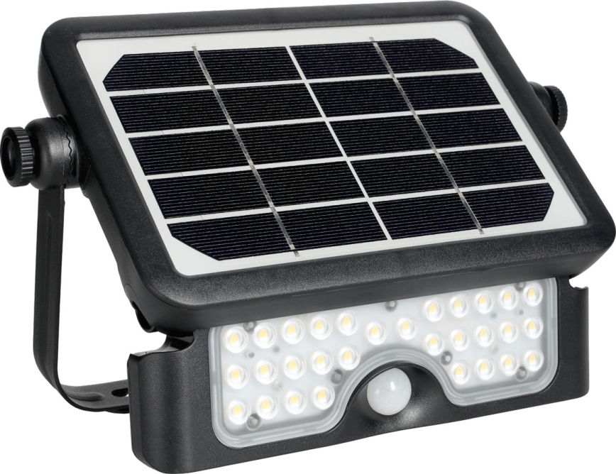 LED Соларен прожектор със сензор LED/5W/3,7V 4000K IP65 3000 mAh