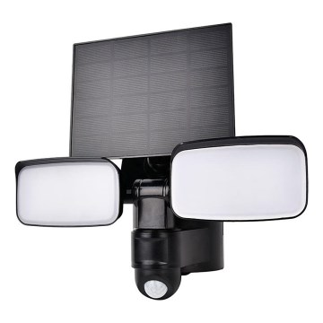 LED соларен прожектор със сензор LED/9W/3,7V 3600 mAh IP54