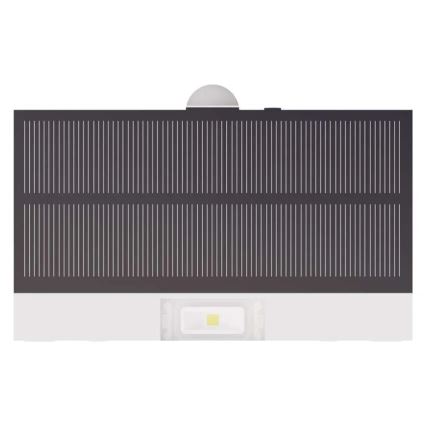 LED Соларен прожектор със сензор за движение LED/3,7V 1200mAh 4000K IP65 бял