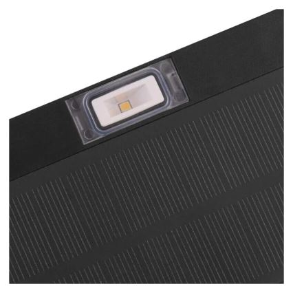 LED Соларен прожектор със сензор за движение LED/3,7V 1200mAh 4000K IP65 черен