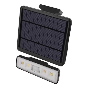 LED Соларен прожектор със сензор за движение LED/3,7V 2500mAh 4000K IP54