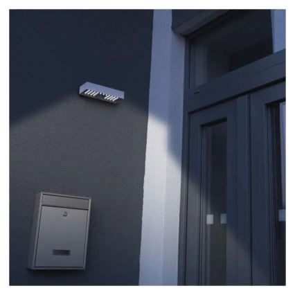 LED Соларен прожектор със сензор за движение LED/3,7V 3000mAh 4000K IP65 бял