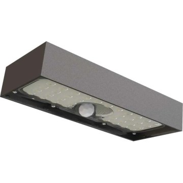 LED Соларен прожектор със сензор за движение LED/3,7V 3000mAh 4000K IP65 черен